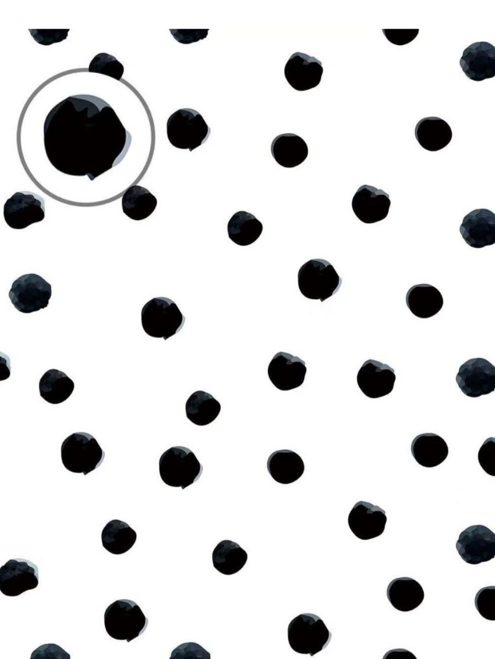 HaokHome Peel & Stick Watercolor Polka Dot Wallpaper – 3 Rolls Total